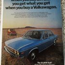 1971 Audi 100 LS 4dr sedan When You Buy car ad
