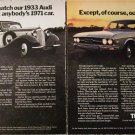1971 Audi 100 LS 4dr sedan We'll Match car ad