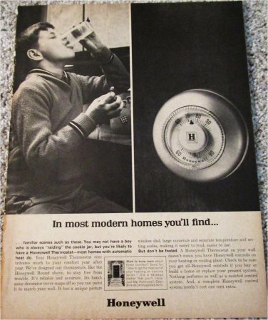 1963 Honeywell Thermostat ad