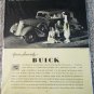 1934 Buick 2 dr sedan Yours Sincerly car ad