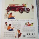 1934 Buick Convertible car ad