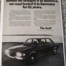 1972 Audi 100LS 4 dr sedan Before car ad