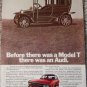 1972 Audi 100LS 4 dr sedan Model T car ad