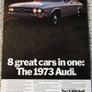 1973 Audi 100LS 4 dr sedan 8 car ad