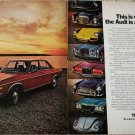 1973 Audi 100LS 4 dr sedan This Is What car ad
