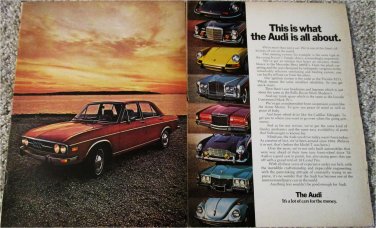 1973 Audi 100LS 4 dr sedan This Is What car ad