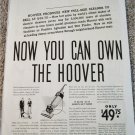 1935 Hoover Vacum Cleaner ad
