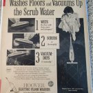 1960 Hoover Electric Floor Washer ad