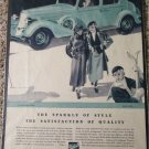 1935 Buick 4 dr sedan The Sparkle car ad