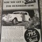 1935 Buick 4 dr sedan Now You car ad