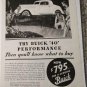 1935 Buick 2 dr Coupe Try Buick car ad