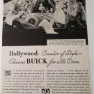 1935 Buick Roadster Hollywood car ad