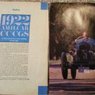 1922 Amilcar CC/CGS car article