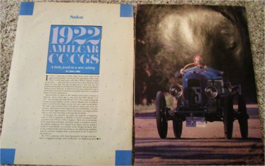 1922 Amilcar CC/CGS car article