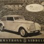 1952 Armstrong Siddeley Hurricane 2 dr Convertible car ad