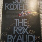 1974 Audi Fox 2 dr sedan Sure Footed car ad