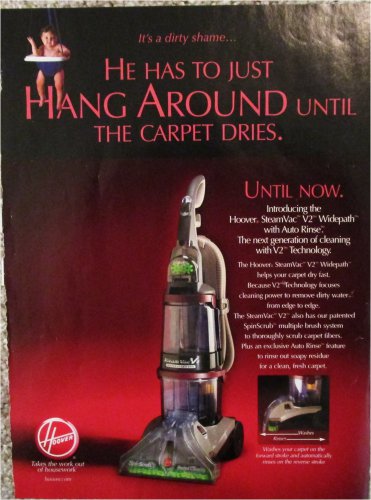 2003 Hoover SteamVac V2 ad