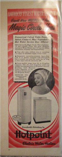 1949 Hotpoint Electric Water Heater ad #2