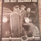 1936 Buick Century 4 dr sedan Our Best Salesman car ad
