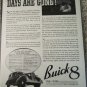 1936 Buick 4 dr sedan The Hunching Over car ad
