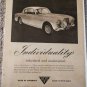 1957 Alvis 3 Litre Saloon car ad