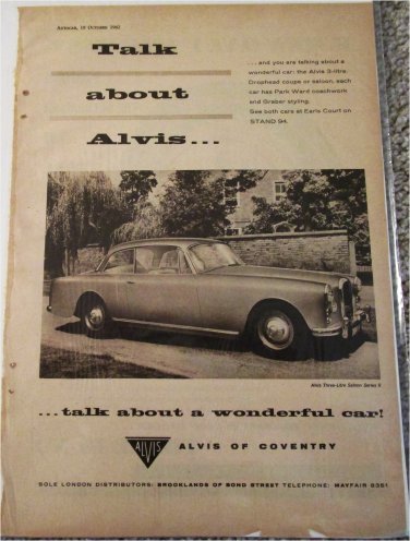 1963 3 Litre Saloon car ad