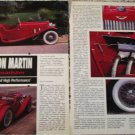 1938 Aston Matin 15/98 Roadster car article