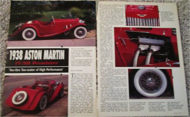1938 Aston Matin 15/98 Roadster car article