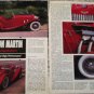 1938 Aston Matin 15/98 Roadster car article