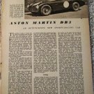 1953 Aston Martin DB3 car article