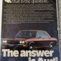 1974 Audi 100LS 4 dr sedan The Answer car ad