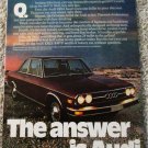 1974 Audi 100LS 2 dr sedan The $4,975 Question car ad