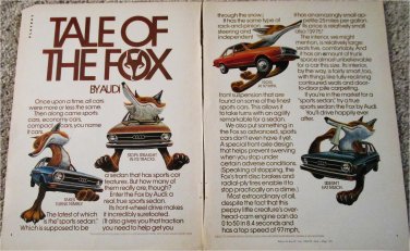 1975 Audi Fox car ad