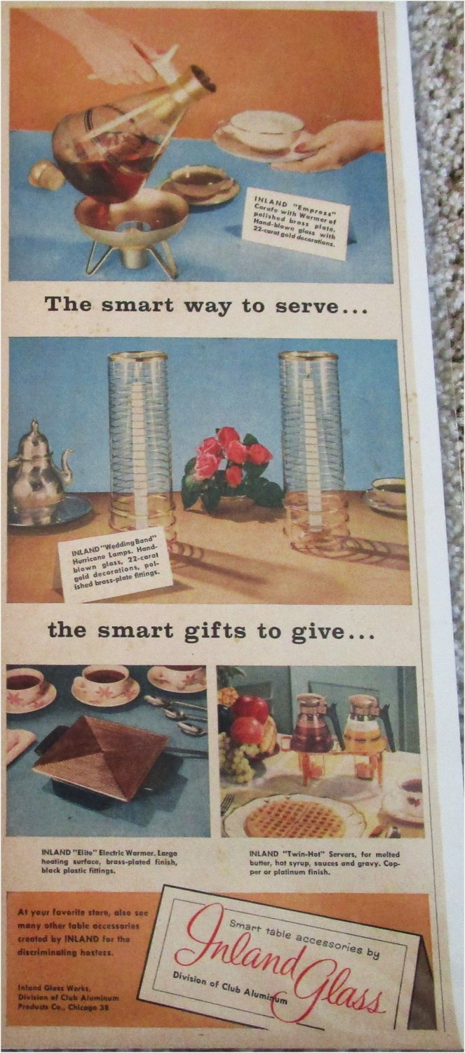 1956 Inland Glass Appliances ad