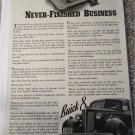 1937 Buick Never Finished car ad