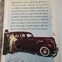 1937 Buick Roadmaster 4 dr sedan The Lines car ad