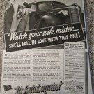 1937 Buick Special 4 dr sedan car ad