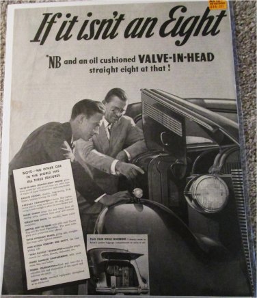 1937 Buick Eight If It Isn't An Eight car ad #2