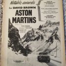 1955 Monte Carlo Rally ad featuring David Brown Aston Martins