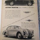 1957 Aston Martin DB2-4 Mark II Saloon & Lagonda 4 dr sedan car ad