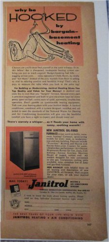 1956 Janitrol Oil-Fired Furnace ad
