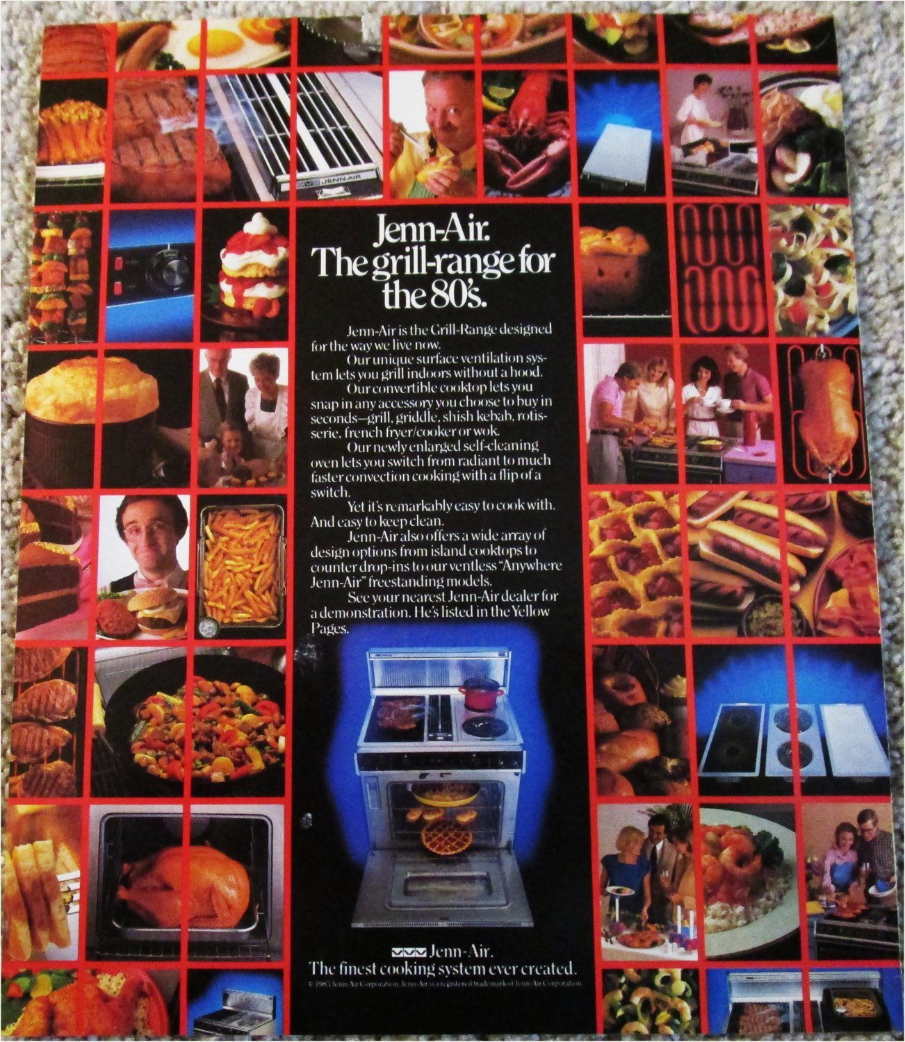 1984 JennAir Grill Range ad