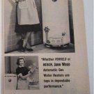 1963 John Wood Gas Water Heaters ad