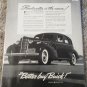 1938 Buick Roadmaster 4 dr sedan car ad