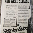 1938 Buick Now Were Selling car ad