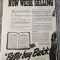 1938 Buick Now Were Selling car ad