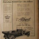 1923 Albert Touring car ad