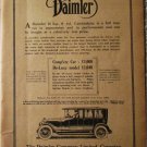 1923 Daimler Landaulette car ad