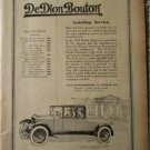 1923 De Dion Bouton 2 dr Coupe car ad