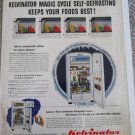 1952 Kelvinator Refrigerator ad